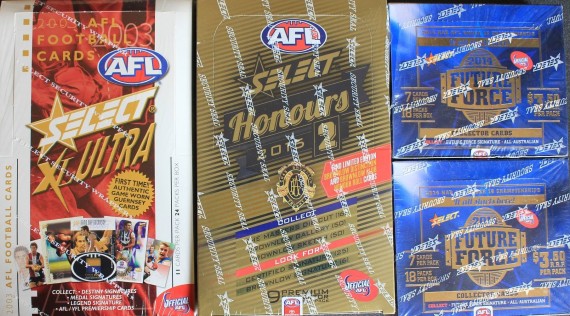 #163 EUREKA SPORTS CARDS AFL SELECT XL ULTRA HONOURS 2 FUTURE FORCE BREAK - SPOT 10