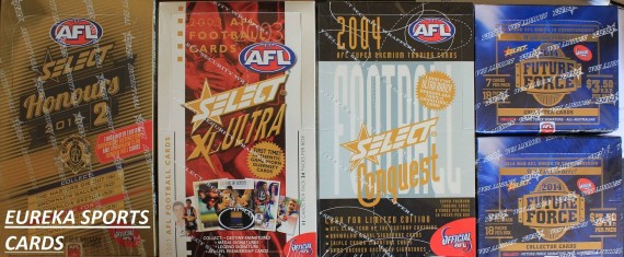 #166 EUREKA SPORTS CARDS AFL SELECT FAMOUS FIVE BREAK - SPOT 3