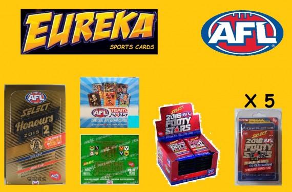 #324 EUREKA SPORTS CARDS AFL 2015 & 2016 BOX BREAK - SPOT 5