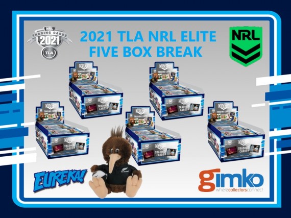 #1519 EUREKA NRL 2021 TLA ELITE 5 BOX BREAK - SPOT 14