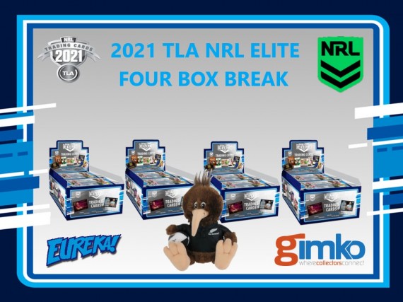 #1619 EUREKA NRL 2021 TLA ELITE 4 BOX BREAK - SPOT 16