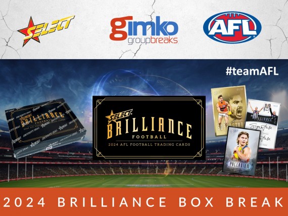 #2240 AFL FOOTBALL 2024 BRILLIANCE BOX BREAK - SPOT 7