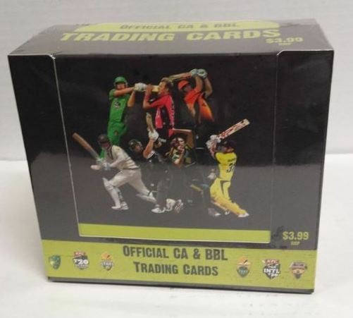 2014-15 Tap'n'Play ACB BBL Cricket card box of 26 packs