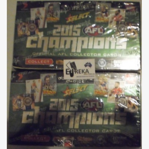 EUREKA SPORTS CARDS AFL BREAK #64 - 2 BOX 2015 CHAMPIONS BREAK - Spot 3
