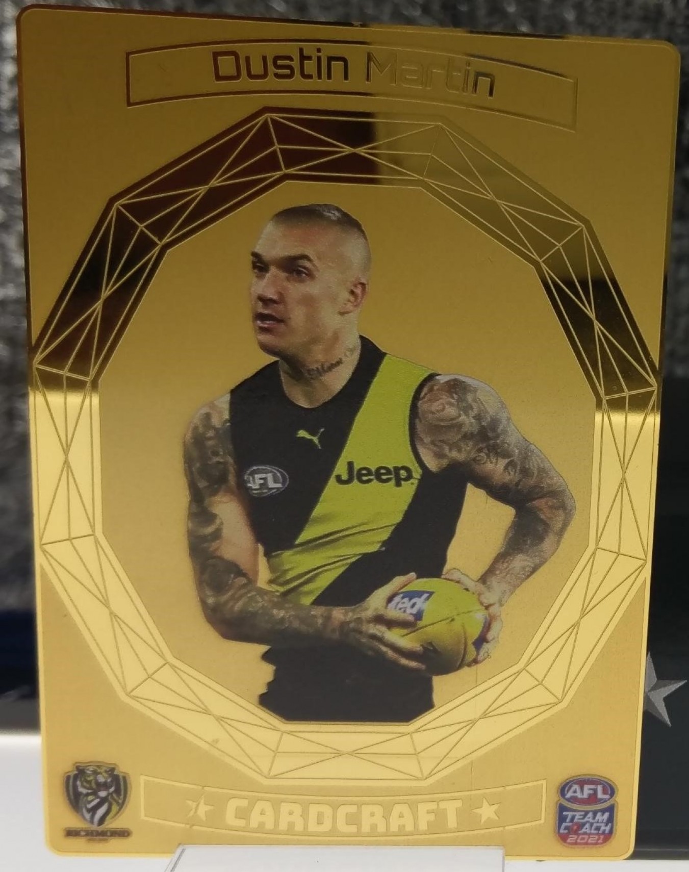 2021 AFL Teamcoach Trophy Star Wildcard TSW-02 Dustin Martin